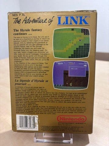 Nintendo - Nes - Zelda II; The Adventure of Link Fully