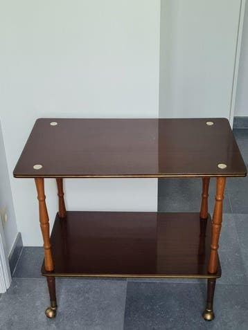 Bijzettafel - Elegante midcentury bijzettafel - serveertafel