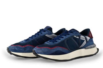 Valentino Sneakers in maat 45 Blauw, Kleding | Heren, Valentino, Zo goed als nieuw, Sneakers, Verzenden