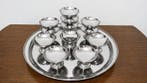 Pour 12 personnes - Dessertservies (13) - Rare ensemble très