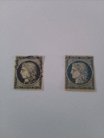 Frankrijk 1849/1850 - Lot postzegels Frankrijk Ceres, Gestempeld