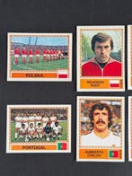 1980 Panini #233, 235/238, 240/242 Europa 80 - Poland &