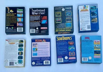 Nintendo - Nes - Lote de 8 Jogos NES PAL B — Coleção Vintage, Nieuw