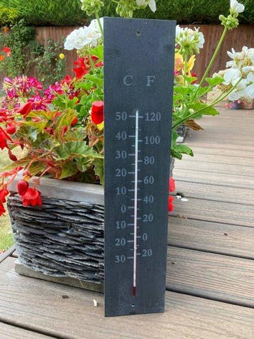 Thermometer (2) - Leisteen - 45 cm, Antiek en Kunst