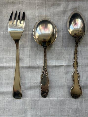 Gorham, Towle, Alvin - Cuillère de service - Argent 925