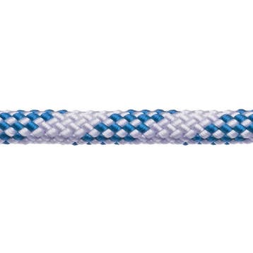 10mm Double Braid Polyester Lijn Wit-Blauw, Watersport en Boten, Ophalen of Verzenden, Nieuw