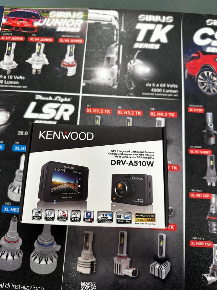 DASHCAM KENWOOD DRV-A510W, Auto diversen, Dashcams, Verzenden