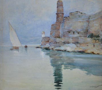 Alexandre Isailoff (1855-1934) - Le fort Saint Jean à