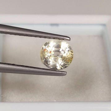 Zonder minimumprijs - 1 pcs Geel Saffier - 1.19 ct -