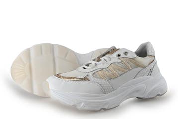 Nelson Sneakers in maat 41 Wit, Kleding | Dames, Verzenden, Wit, Zo goed als nieuw, Sneakers
