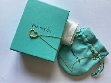 Tiffany & Co. - Halsketting - Peretti Open Heart - 18 karaat, Handtassen en Accessoires, Nieuw