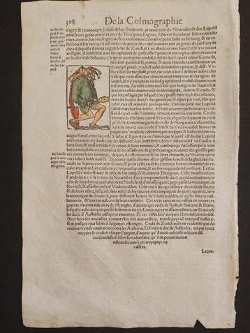 Sebastian Münster (1489–1552) - Cosmographie Universelle -