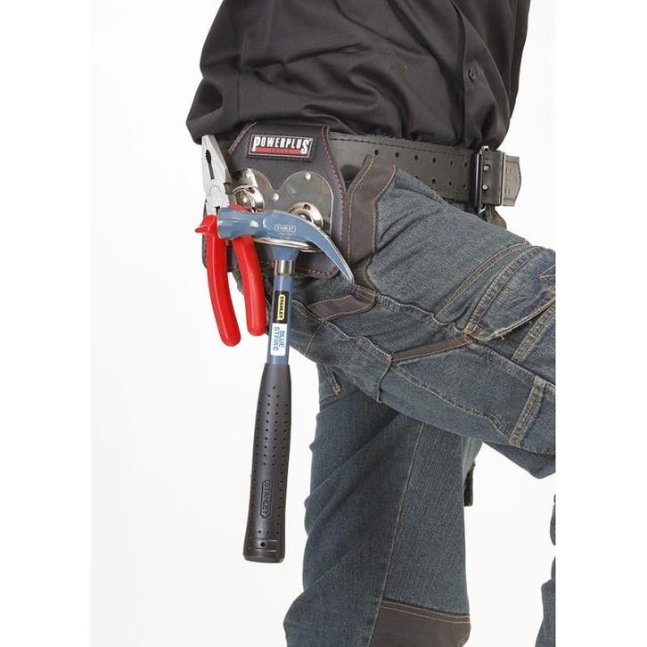 Hamerhouder leder met dubbele zwenkhaak, Bricolage & Construction, Établis, Enlèvement ou Envoi