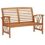 vidaXL Tuinbank 119 cm massief acaciahout, Verzenden