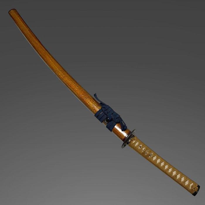 Katana - Antiek Nihonto, Byakudannuri-Saya  Koshirae, Antiek en Kunst, Antiek | Overige Antiek