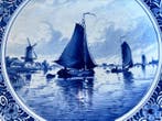 De Porceleyne Fles, Delft - Wandbord - Wandbord met boten op