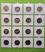 Luxemburg. 2 Euro 2004/2020 (16 stuks) (Zonder minimumprijs)