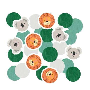 Tafelconfetti Jungle Dieren 14g, Verzenden, Nieuw