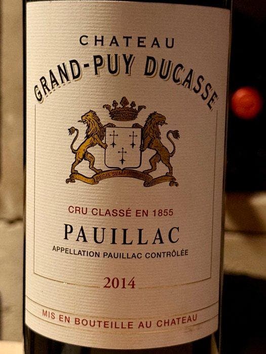 2014 Chateau Grand-Puy Ducasse - Pauillac 5ème Grand Cru, Verzamelen, Wijnen