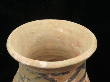 Indus Vallei Terracotta gedecoreerde pot (1x) - 20.5 cm, Antiek en Kunst