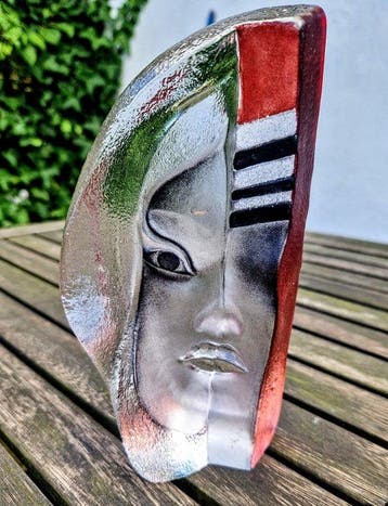 Kosta Boda - Mats Jonasson - sculptuur, Elvira Red - 19 cm -, Antiquités & Art