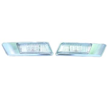 CLIGNOTANTS LATÉRAUX LED E36 90-96, E34 88-95 FOND CHROMÉ, Verzenden