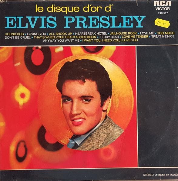 Elvis Presley - Le Disque Dor D Elvis Presley, CD & DVD, Vinyles | Pop, Envoi