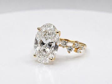 Sans prix de réserve - Bague de fiançailles - 14 carats Or, Bijoux, Sacs & Beauté