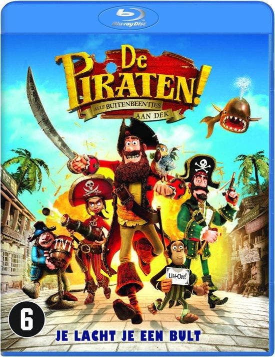 De piraten. Alle buitenbeentjes aan dek (blu-ray nieuw), Cd's en Dvd's, Blu-ray, Ophalen of Verzenden