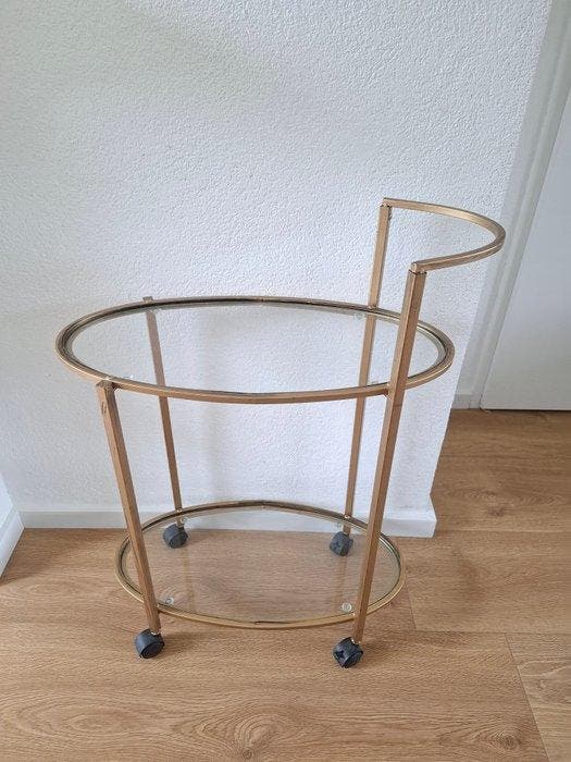 Serveerwagen - Glas, Metaal, Antiek en Kunst, Curiosa en Brocante