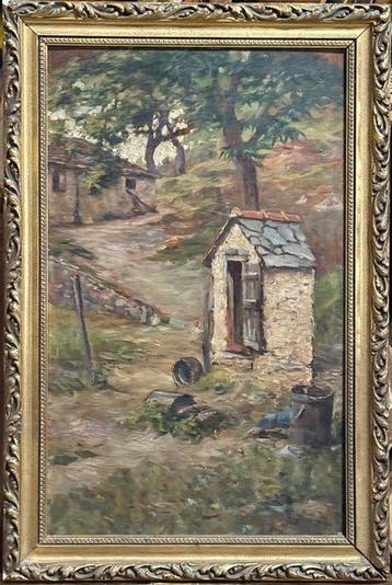 Achille Tominetti (1848-1917) - Paesaggio