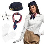 Stewardess Accessoireset Dames, Hobby en Vrije tijd, Feestartikelen, Verzenden, Nieuw