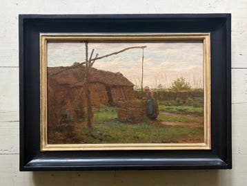 Félicien Bobeldijk (1876–1964) - Boerin op erf