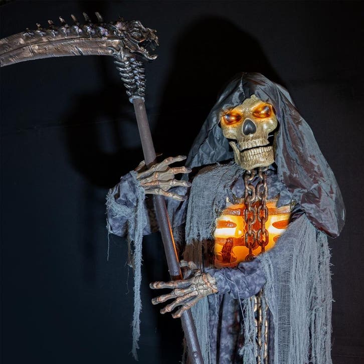 Halloween Decoratie Hein De Dood 300 Cm Animatronic Licht, Enfants & Bébés, Jouets | Poupées