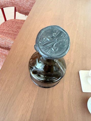 Saint Vivant Armagnac - Bouteille d’huile - Verre - chair de