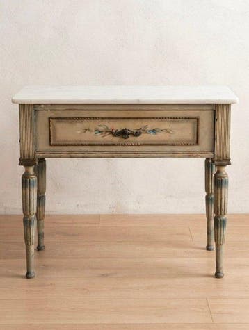 Kabinet - Hout, Calacatta marmer
