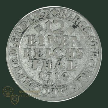 Duitse staten. 1/12 Thaler (taler) Franz Arnold von