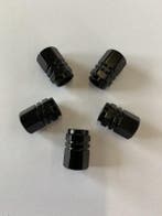 Racing ventieldoppen Exagonal Zwart 5 stuks, Ophalen of Verzenden