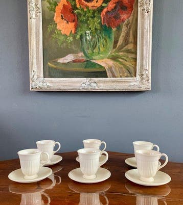 Wedgwood - Tasse à café (6) - Edme Koffiekopjes met
