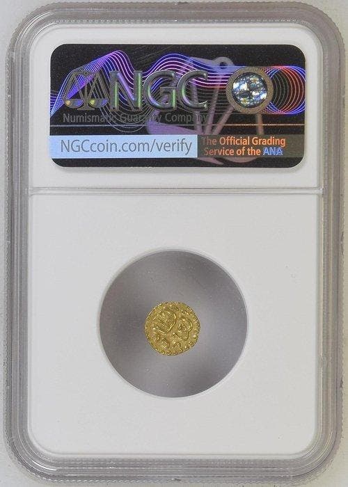 . Sumatra Ahmad Malik al-Zahir (1346–1383). Coupang NGC MS63, Postzegels en Munten, Munten | Europa | Niet-Euromunten