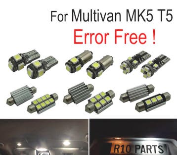 KIT 18 AMPOULES LED INTÉRIEUR POUR VOLKSWAGEN VW MULTIVAN MK, Verzenden, Nieuw