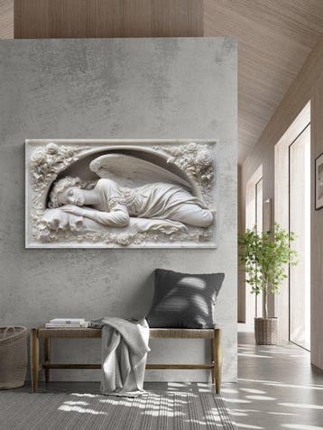 Artxlife - Sleeping Angel White Marble 3 [XXL]