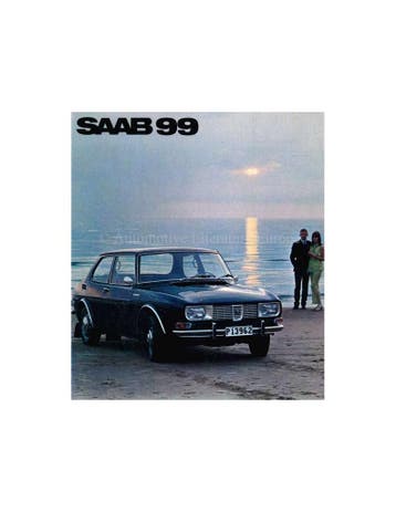 1969 SAAB 99 BROCHURE NEDERLANDS