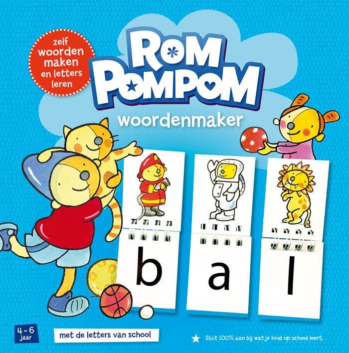 Woordenmaker / Rom pompom 9789048711239, Boeken, Kinderboeken | Jeugd | onder 10 jaar, Gelezen, Verzenden