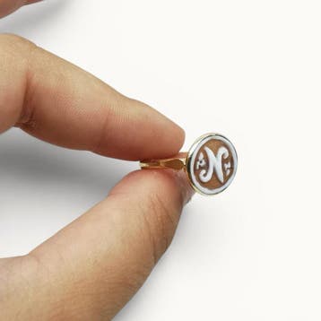 Zilver - Ring - Italiaans vakmanschap, Antiek en Kunst
