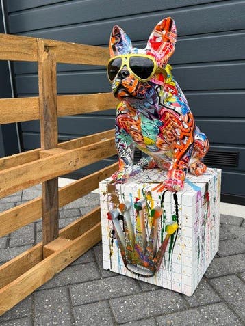 Daluxe Art - 1999 • XXL Rolex Graffiti Dog Display – 75 cm