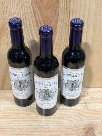 2019 Château La Conseillante - Pomerol - 3 Demi bouteilles, Nieuw