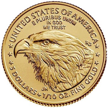 1/10 oz - Or .916 - American Gold Eagle 2026 Goldmünze -