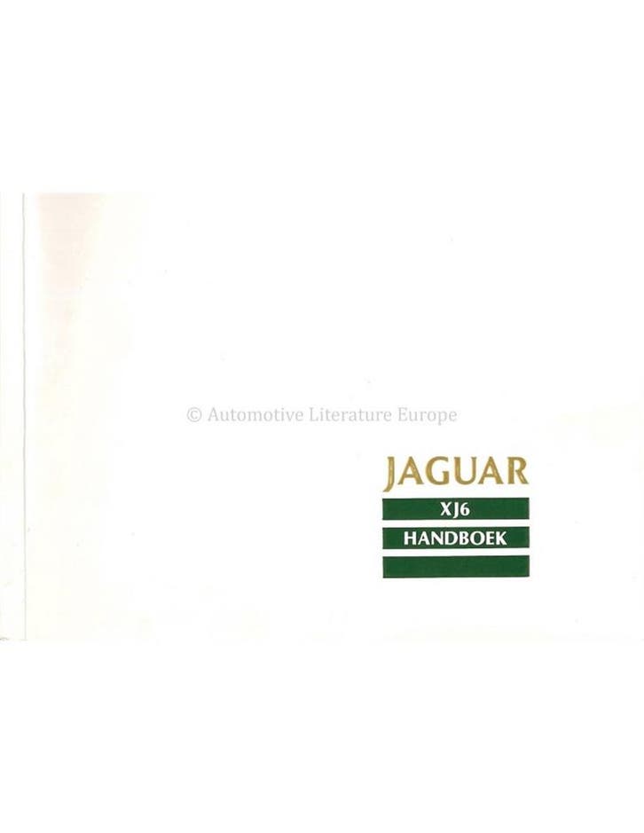 2005 JAGUAR XJ INSTRUCTIEBOEKJE NEDERLANDS, Auto diversen, Handleidingen en Instructieboekjes, Ophalen of Verzenden