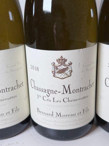 2018 Bernard Moreau et Fils, Les Chenevottes -